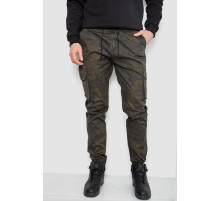 Штани чоловічі камуфляжні, колір хакі, 244RTL1068