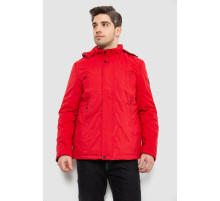 Куртка чоловіча демісезонна з капюшоном, колір червоний, 244R9159A