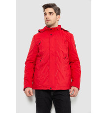 Куртка чоловіча демісезонна з капюшоном, колір червоний, 244R9159A