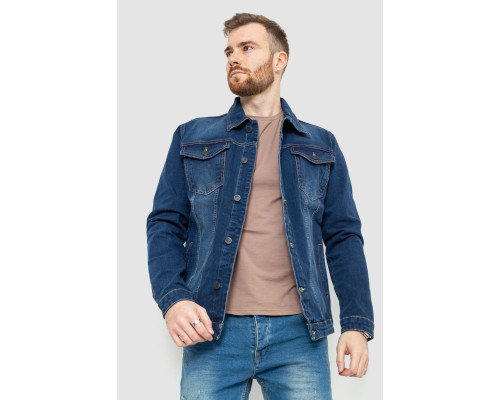 Джинсовая куртка мужская, цвет синий, 157R0143