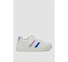 Кеди жіночі, колір біло-бузковий, 248R100