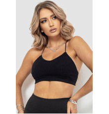 Топ женский, цвет черный, 131R1844