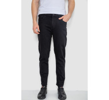 Джинсы мужские стрейч, цвет черный, 244R8562