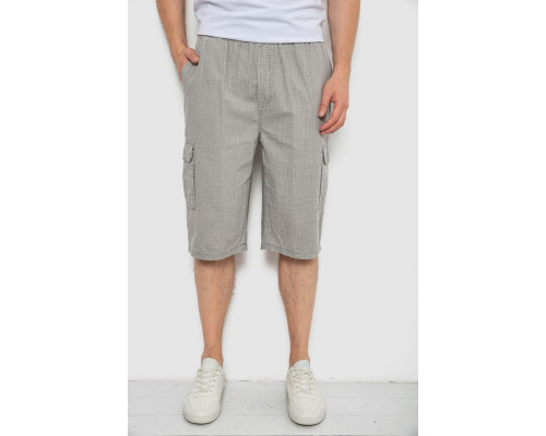 Шорты мужские, цвет серый, 244RB4