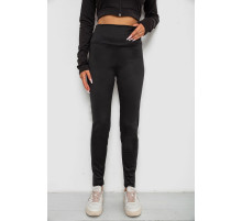 Лосины однотонные, цвет черный, 238R58650