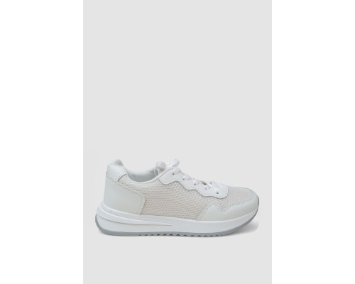 Кроссовки женские, цвет бело-серый, 248RG02