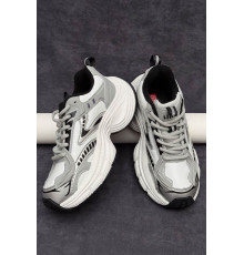 Кросівки жіночі демісезонні, колір біло-сірий, 248RCX1500