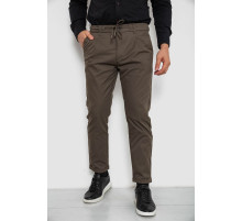 Брюки мужские классические однотонные, цвет хаки, 157RU02-014