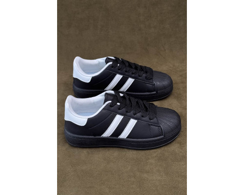 Кроссовки женские демисезонные, цвет черно-белый, 248RBK10