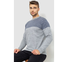 Свитер мужской, цвет серо-синий, 161R898
