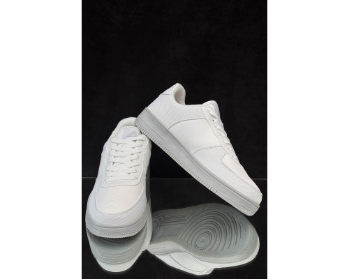 Кроссовки мужские текстиль, цвет бело-серый, 248RCX1610