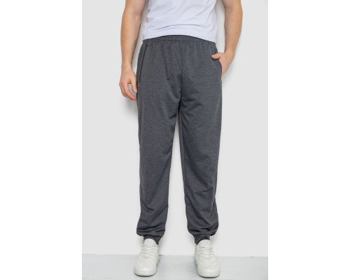 Спортивні штани чоловічі, колір темно-сірий, 244R4777