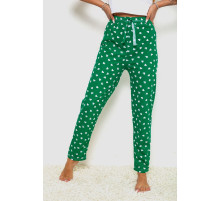 Штани жіночі домашні, колір зелений, 238R57854-1