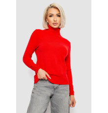 Гольф жіночий однотонний, колір червоний, 204R921