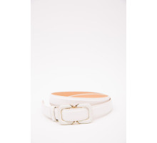 Женский белый ремень из эко-кожи 196RL3010W11