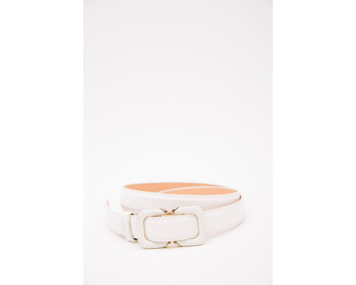 Женский белый ремень из эко-кожи 196RL3010W11