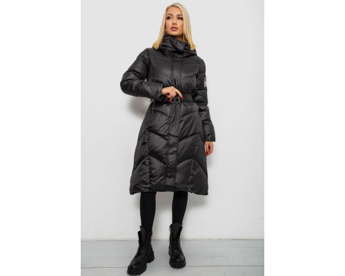 Куртка женская зимняя, цвет черный, 244R5612