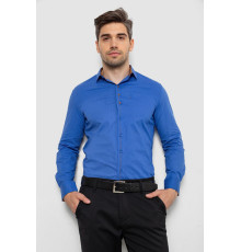 Сорочка чоловіча з принтом, колір електрик, 214R7543-5