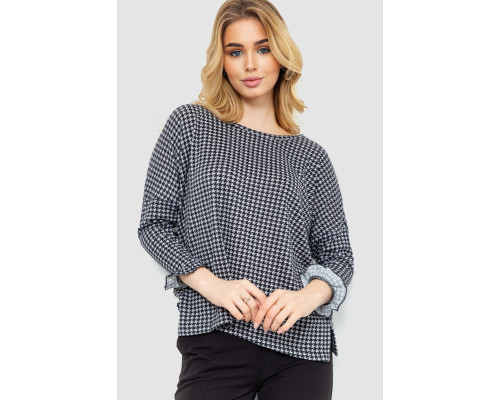 Кофта женская, цвет серо-черный, 244R047