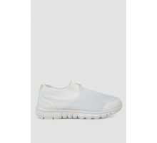 Слипоны мужские, цвет белый, 244RA318