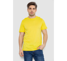 Футболка мужская базовая бельевая, цвет желтый, 244R121