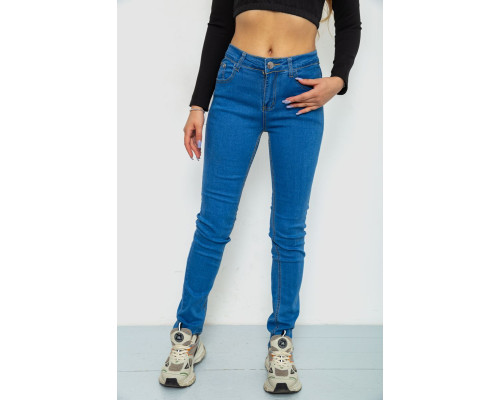 Джинсы женские, цвет синий, 244R1008