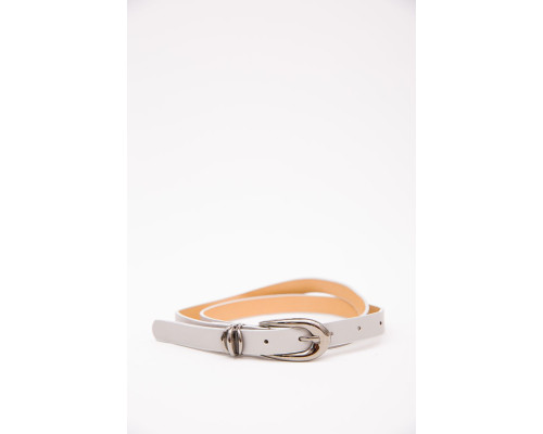 Классический женский ремень, серого цвета, 196RL1510W23