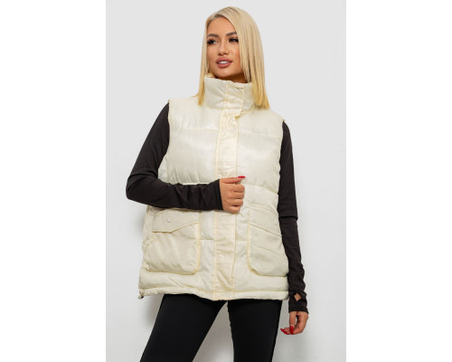 Жилет женские, цвет кремовый, 244R533-1