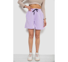 Шорти жіночі однотонні, колір світло-бузковий, 238R57907