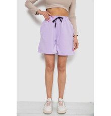 Шорти жіночі однотонні, колір світло-бузковий, 238R57907