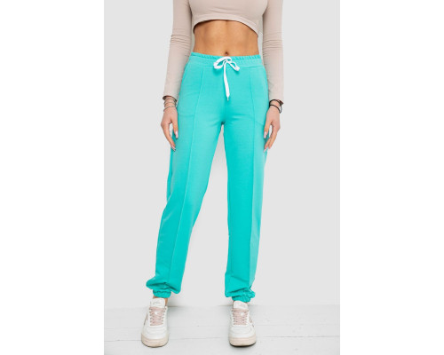 Спортивні штани жіночі, колір м'ятний, 247R4670-1