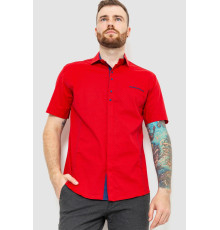 Сорочка чоловіча класична, колір червоний, 214R7126 Сорочка чоловіча класична, колір червоний, 214R7126