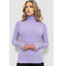 Гольф жіночий однотонний, колір бузковий, 204R043 Гольф жіночий однотонний, колір бузковий, 204R043