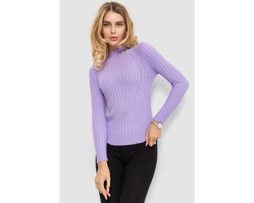Гольф женский однотонный, цвет сиреневый, 204R038