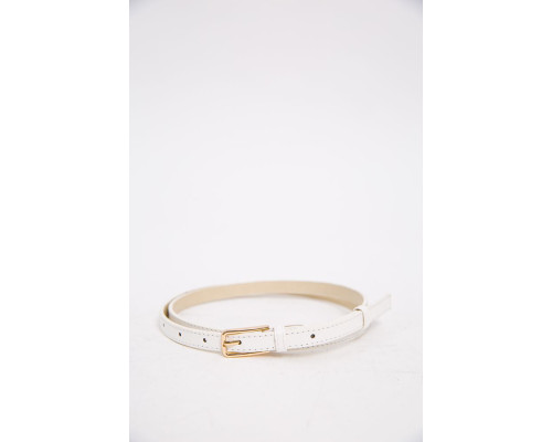 Ремень женский, цвет белый, 196R1510