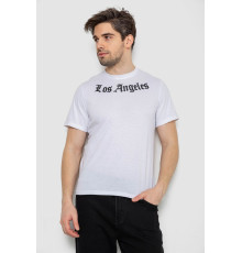 Футболка чоловіча з принтом, колір білий, 241R1904