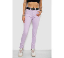 Джинсы женские, цвет сиреневый, 182R00251