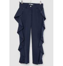 Брюки детские нарядные, цвет синий, 247R3824