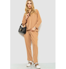 Костюм женский, цвет бежевый, 131R660