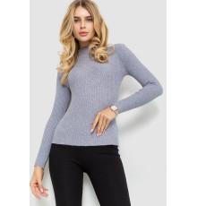 Гольф жіночий однотонний, колір сірий, 204R016 Гольф жіночий однотонний, колір сірий, 204R016