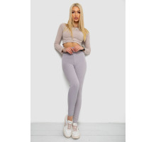 Лосины в рубчик, цвет серый, 238R58202