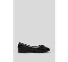 Туфлі дитячі лакові, колір чорний, 244RGB140