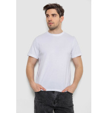 Футболка чоловіча з принтом, колір білий, 241R1907
