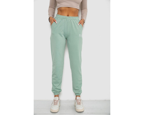 Спортивні штани жіночі, колір м'ятний, 238R5052-1