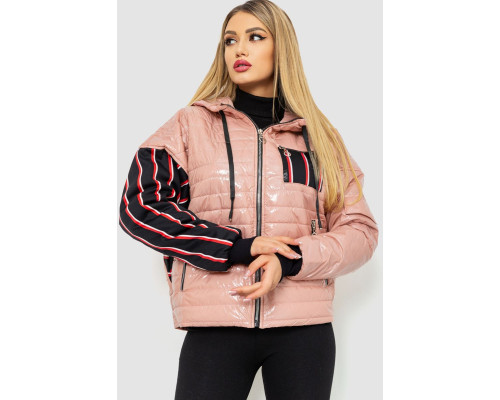 Куртка женская демисезонная, цвет пудровый, 102R5222