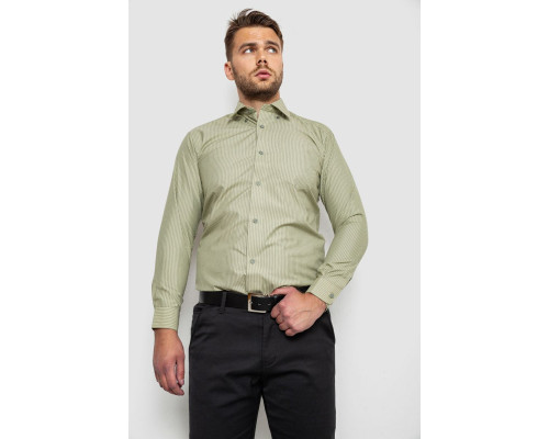 Рубашка мужская, цвет оливковый, 244R881-1