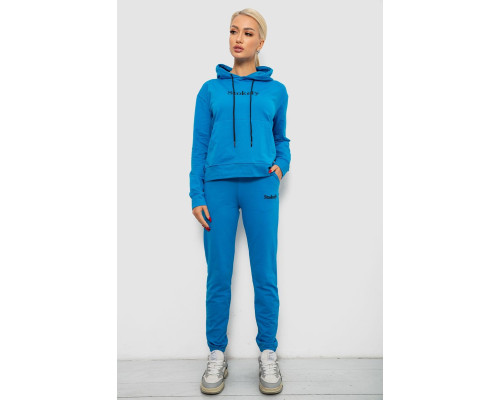 Спортивний костюм жіночий двонитка, колір джинс, 214R1419-006