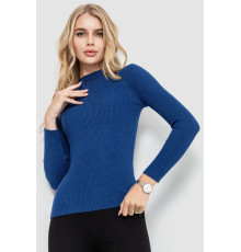 Водолазка женская трикотажная, цвет синий, 204R035