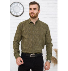 Сорочка чоловіча, хакі, натуральна бавовна, 511F015 колір Хакі