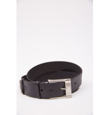 Чорний чоловічий ремінь, з еко-шкіри, 196R40Y1W14